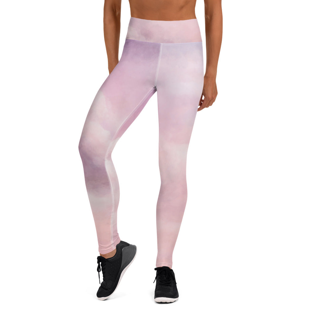 Cloud Pattern Yoga Leggings