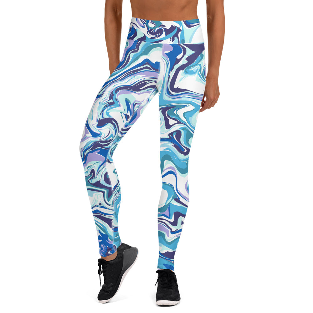 Blue Marble Yoga Leggings